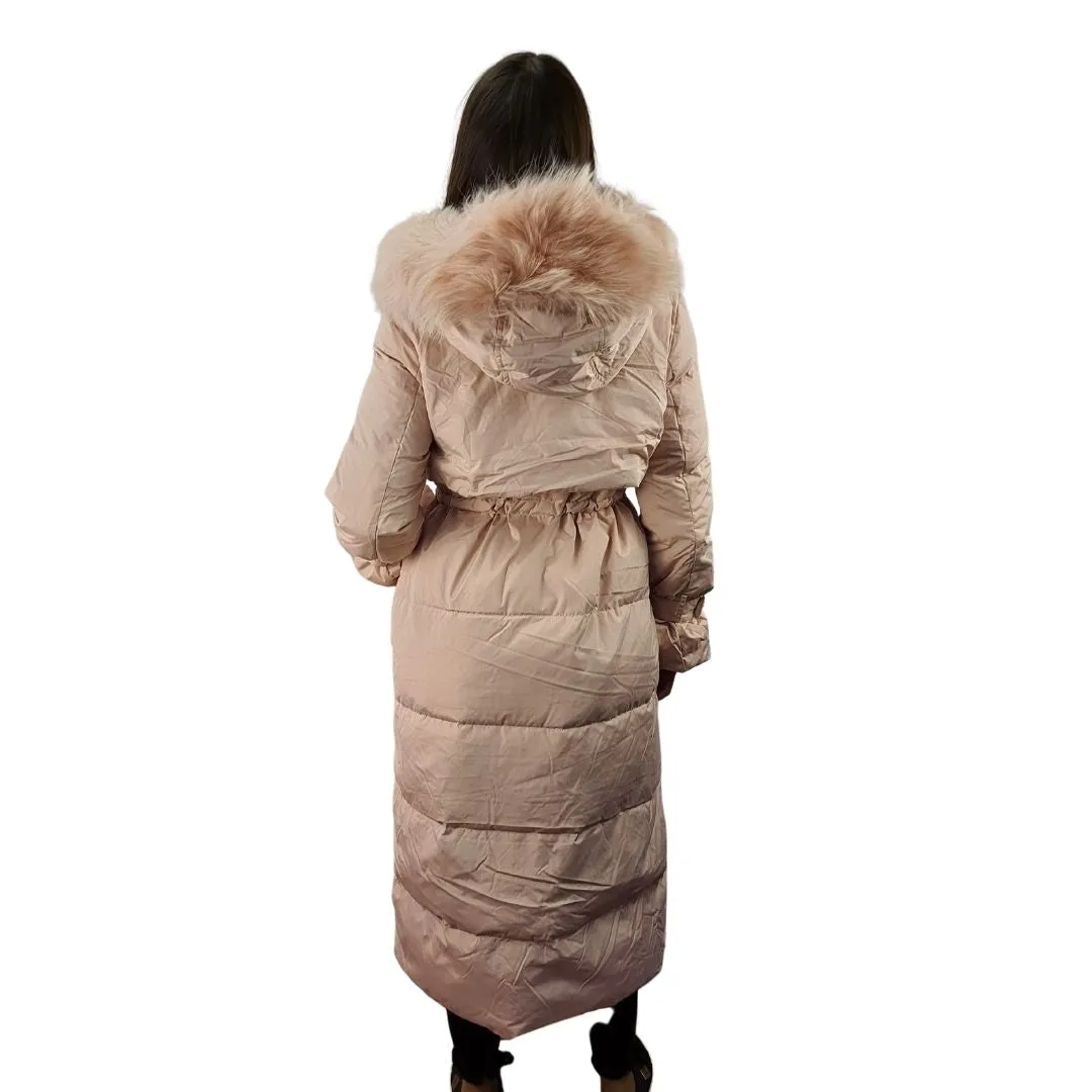 Parka Vero Moda Rosada Style CHOICE FORD LONG DOWN COAT-OR