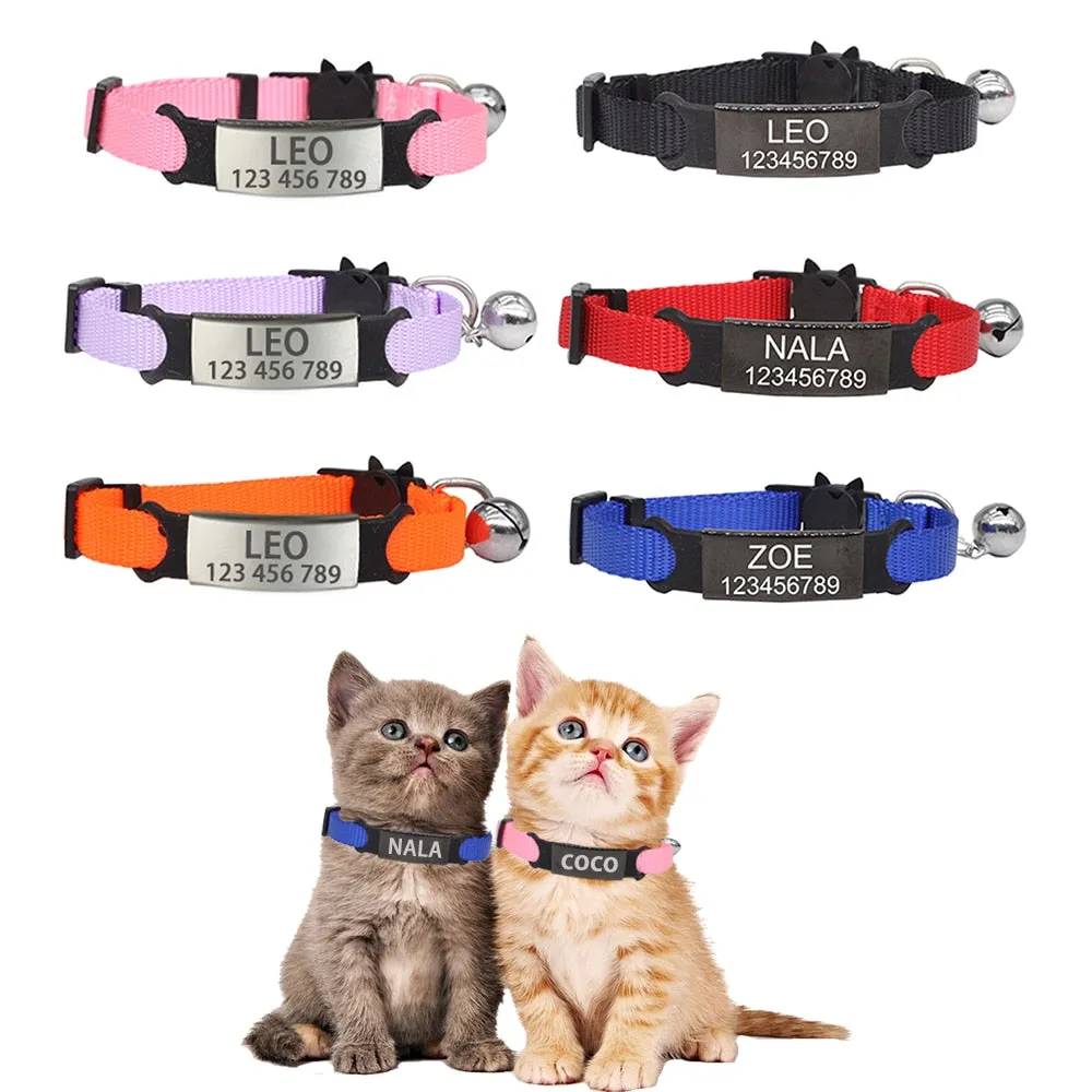 Personalized Custom Collar for Cats