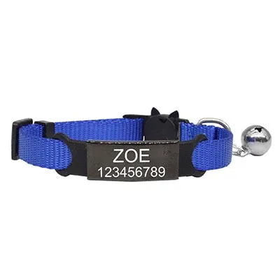 Personalized Custom Collar for Cats