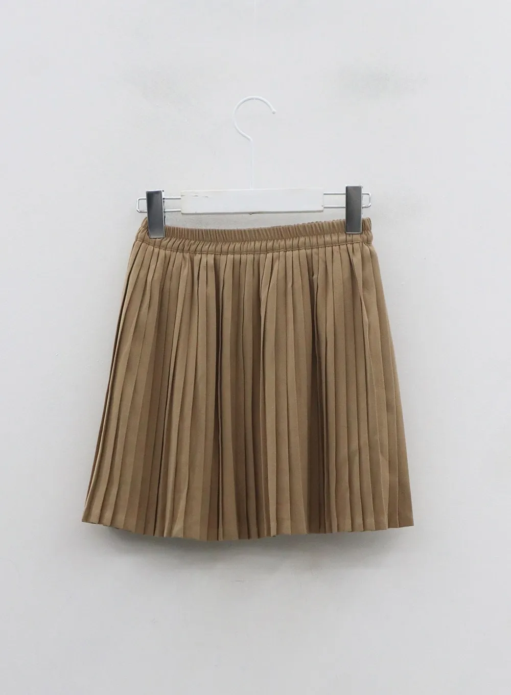 Pleated Bending Mini Skirt ON09