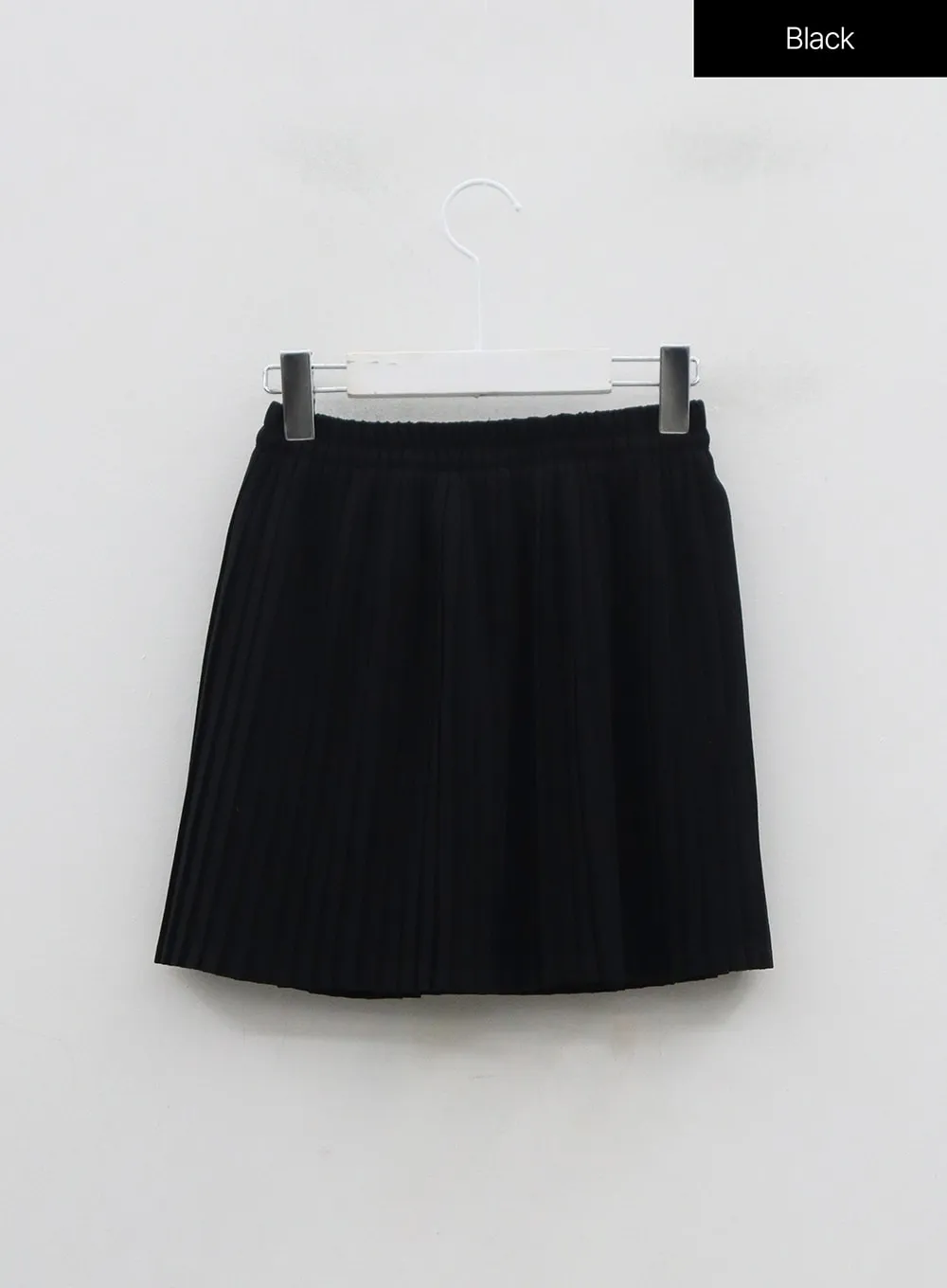 Pleated Bending Mini Skirt ON09