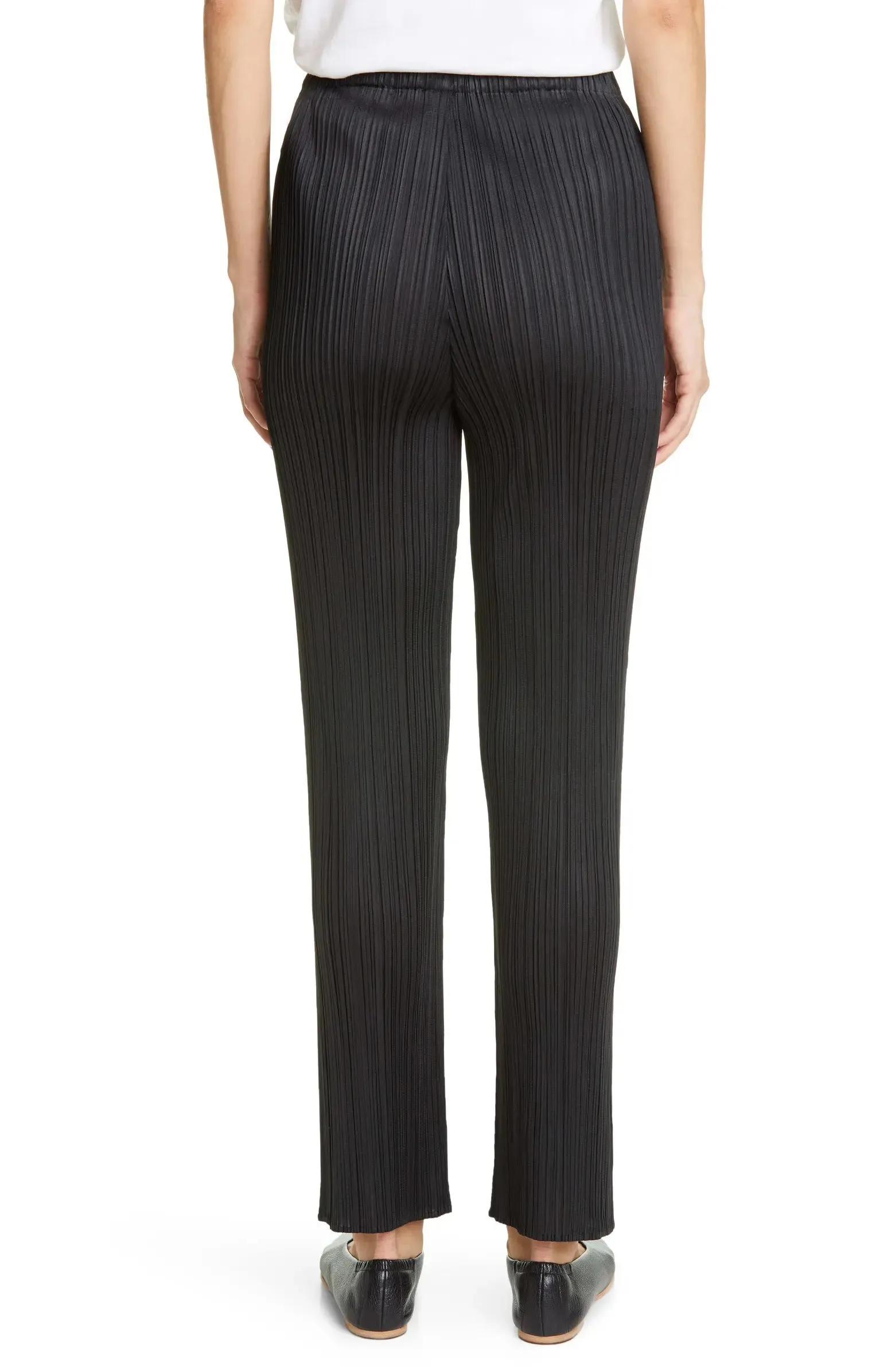 Pleats Pants - Black