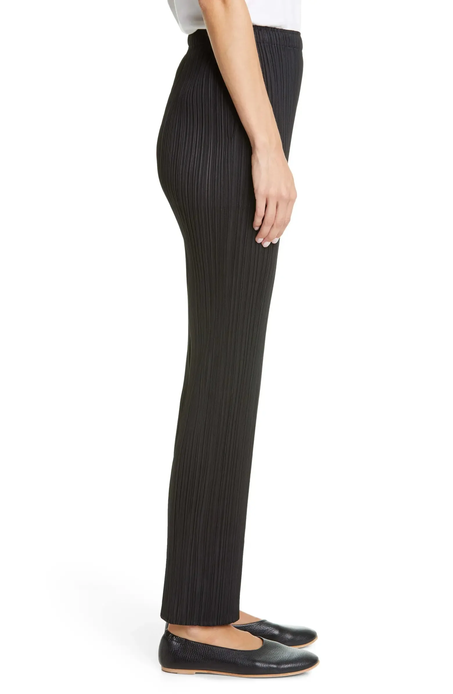 Pleats Pants - Black