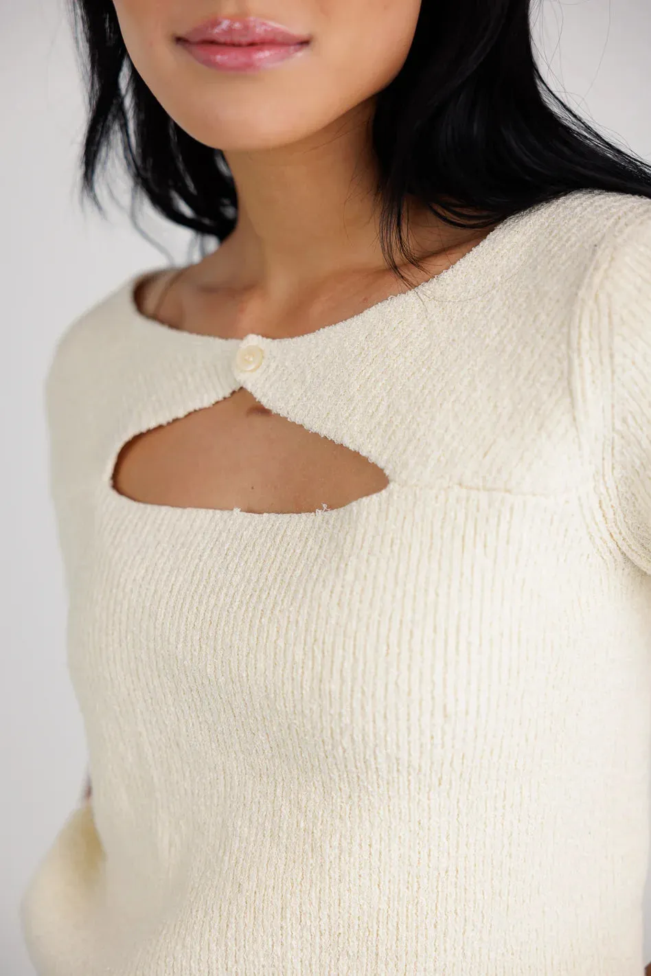 Polly Cut Out Sweater Top