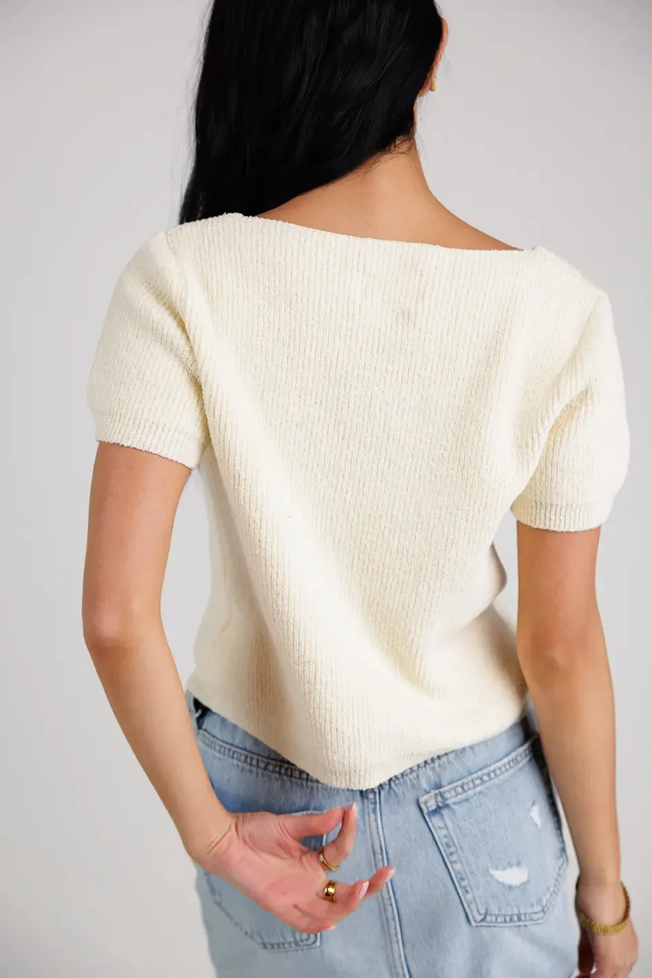 Polly Cut Out Sweater Top