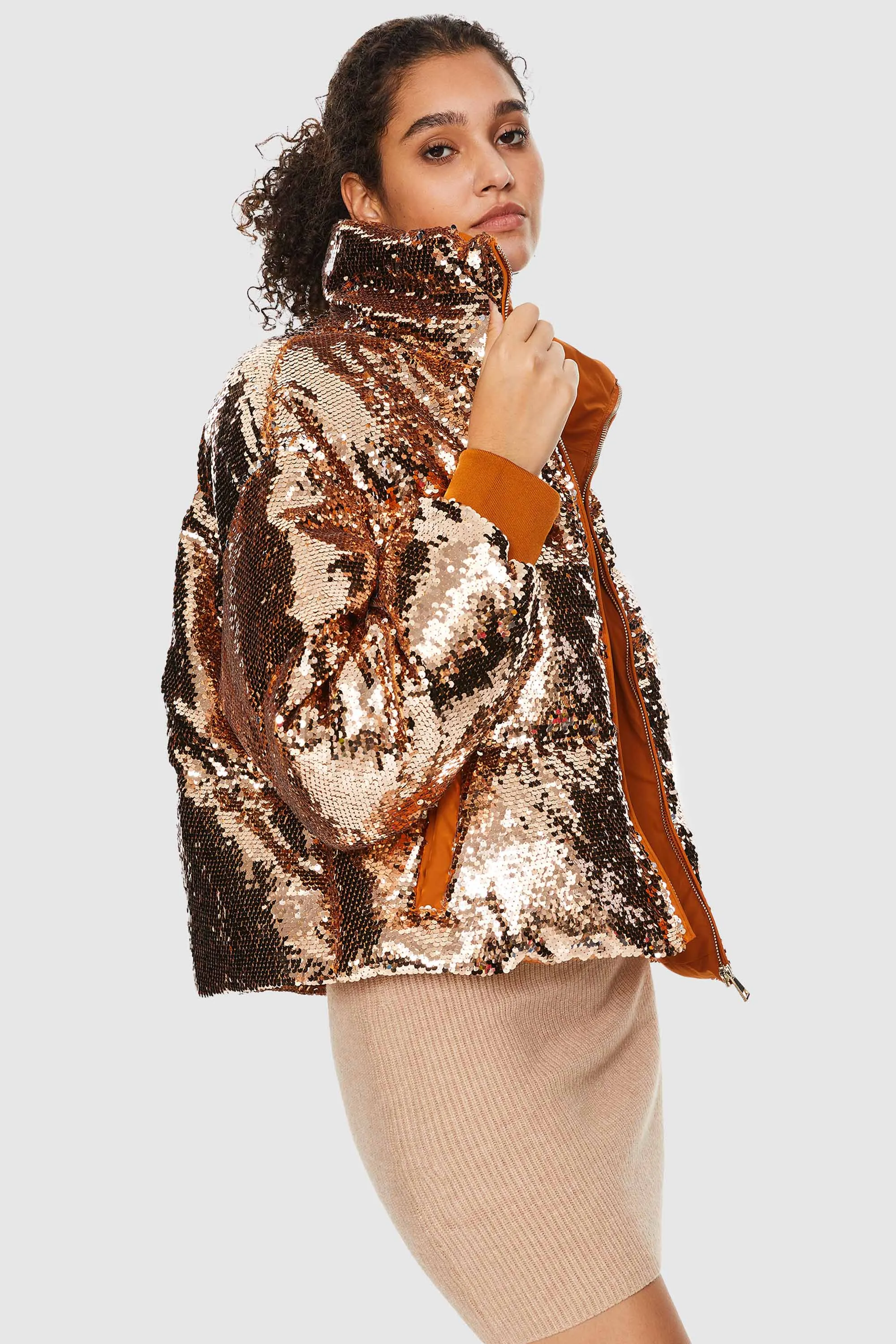 Puff-O O-Lab Disco Sequin Jacket