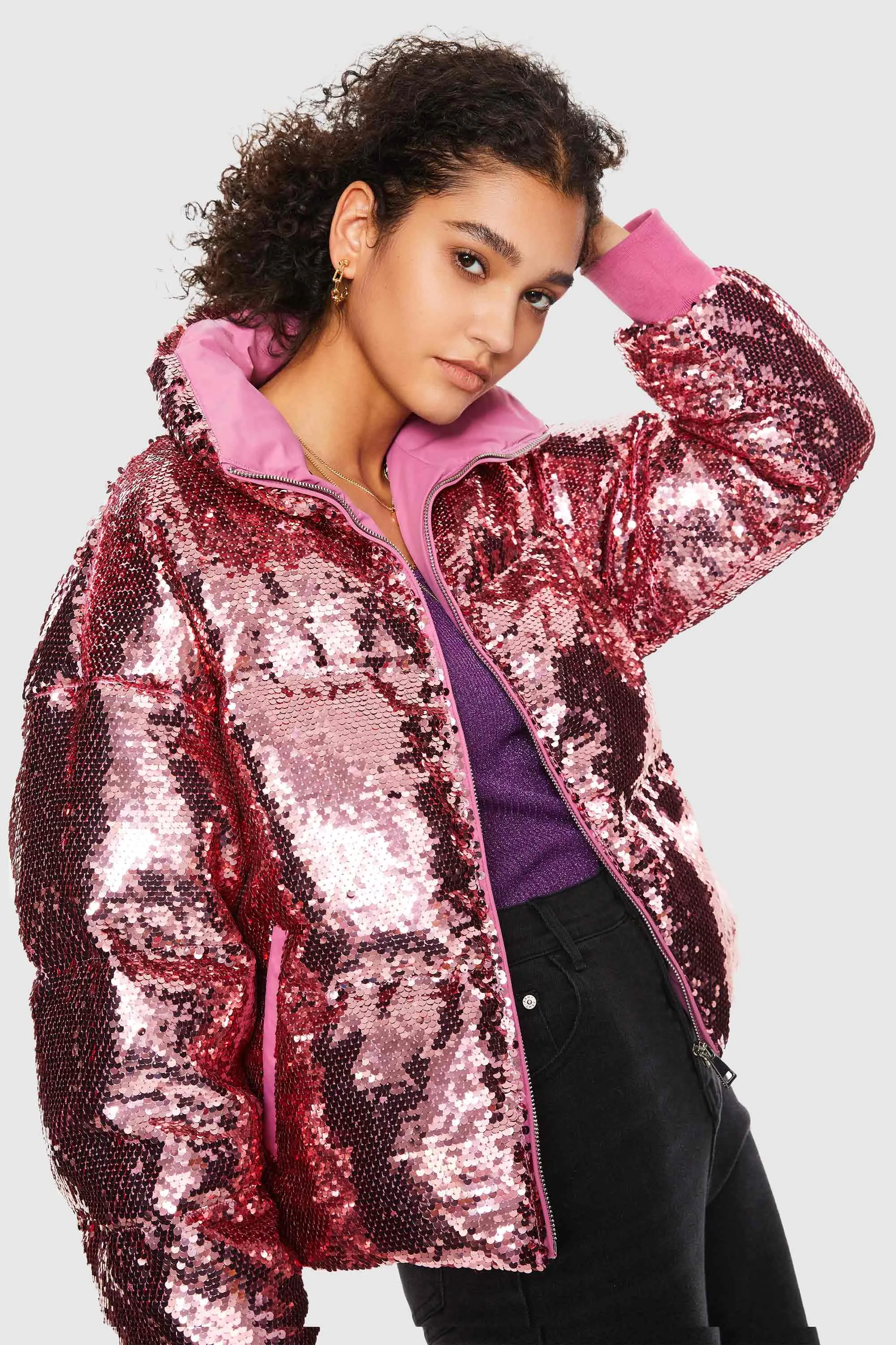 Puff-O O-Lab Disco Sequin Jacket