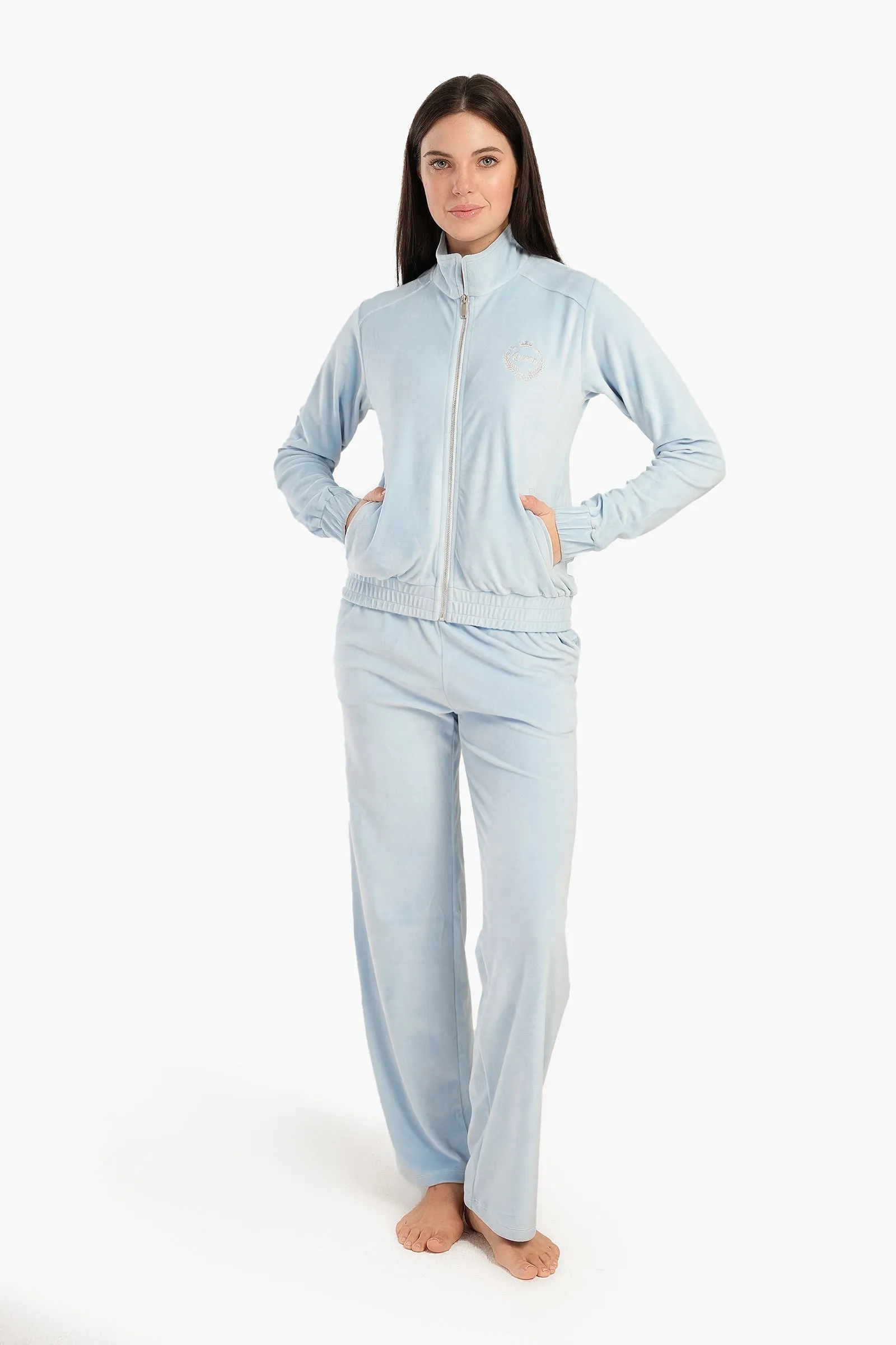 Queen Embroidery Pyjama Set