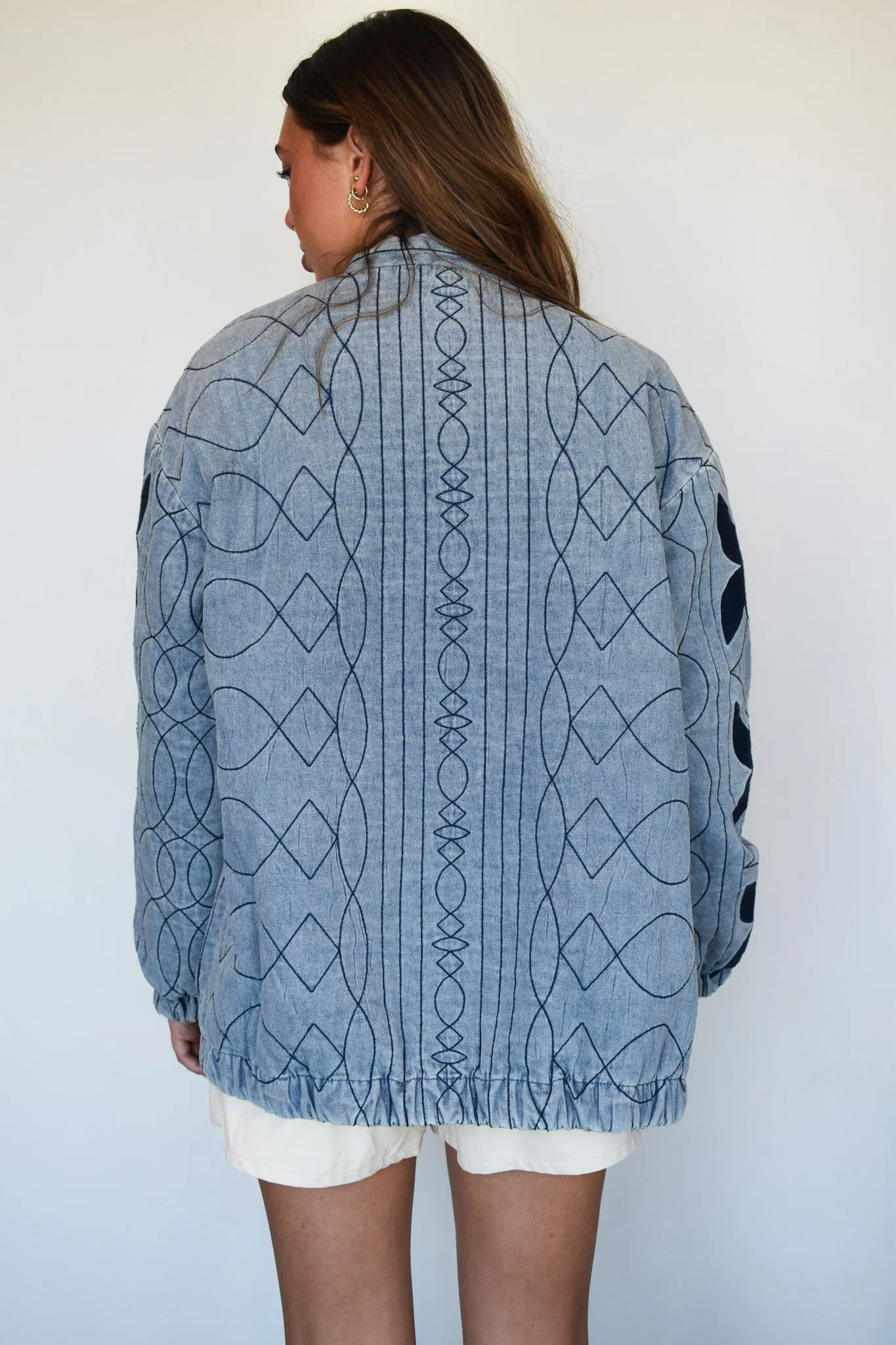 Quilted Denim Jacket