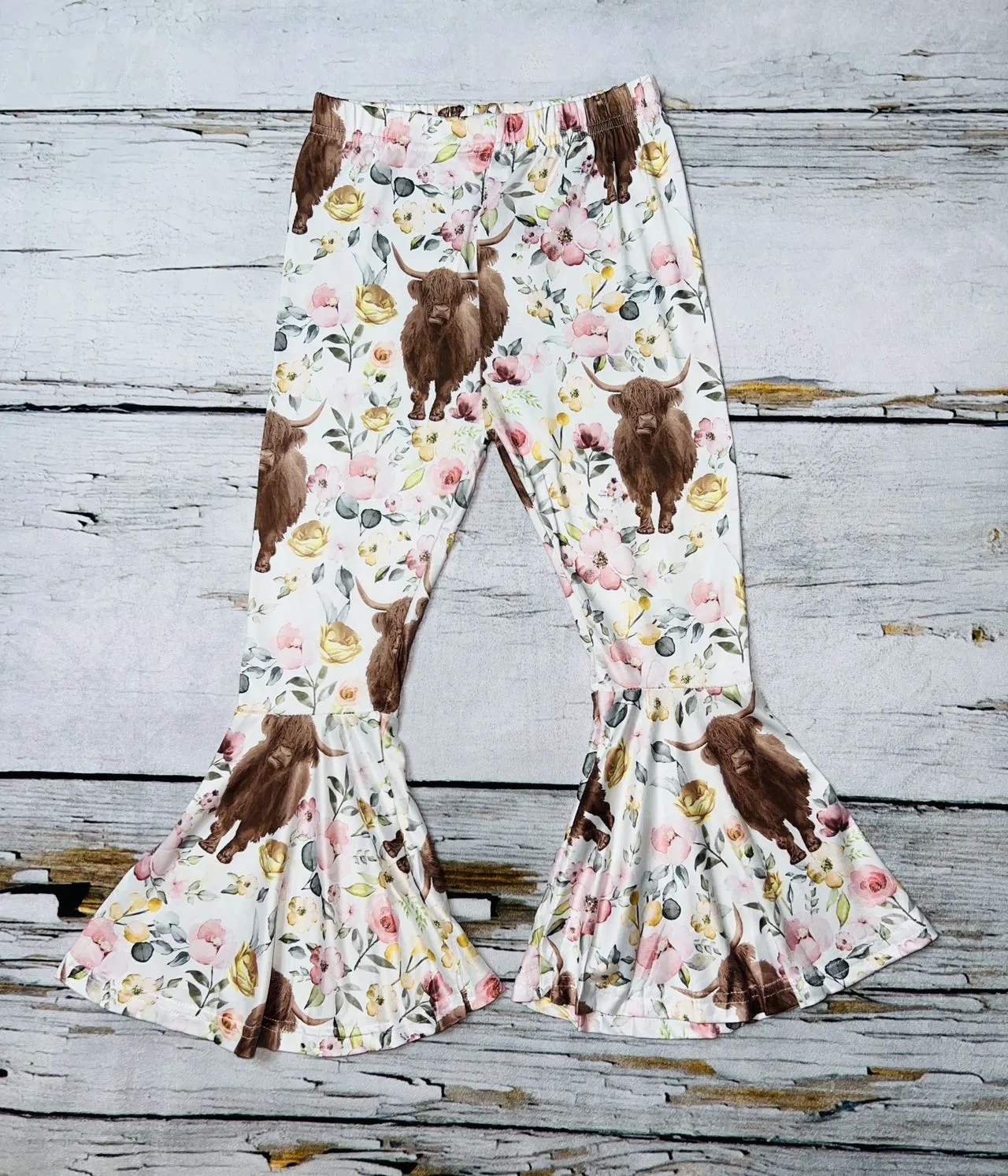 "I AM NOT THE SWEET GIRL NEXT DOOR" peach & floral bulls 2pc short sleeve set