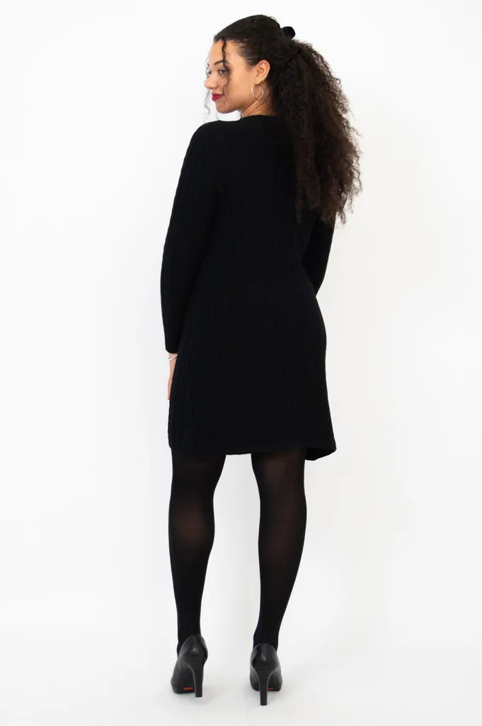 Rowan Dress, Black, Cotton