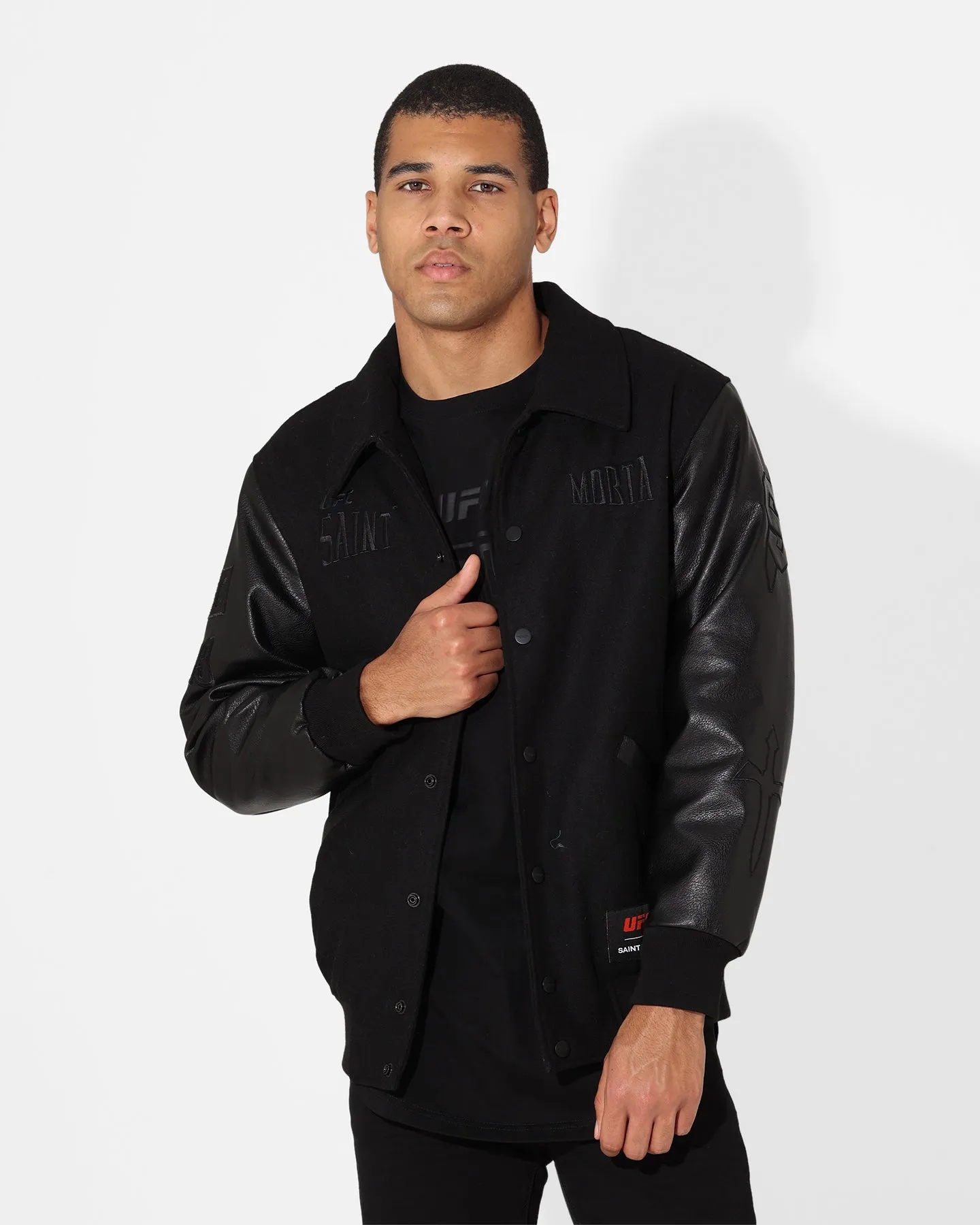 Saint Morta X UFC Championship Jacket Black/Black