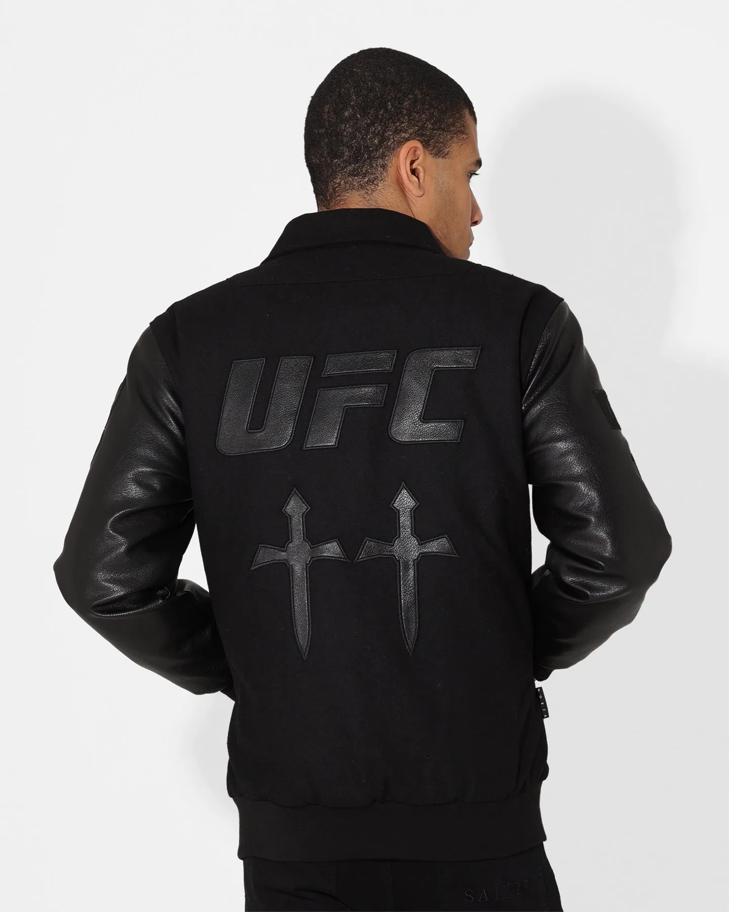 Saint Morta X UFC Championship Jacket Black/Black