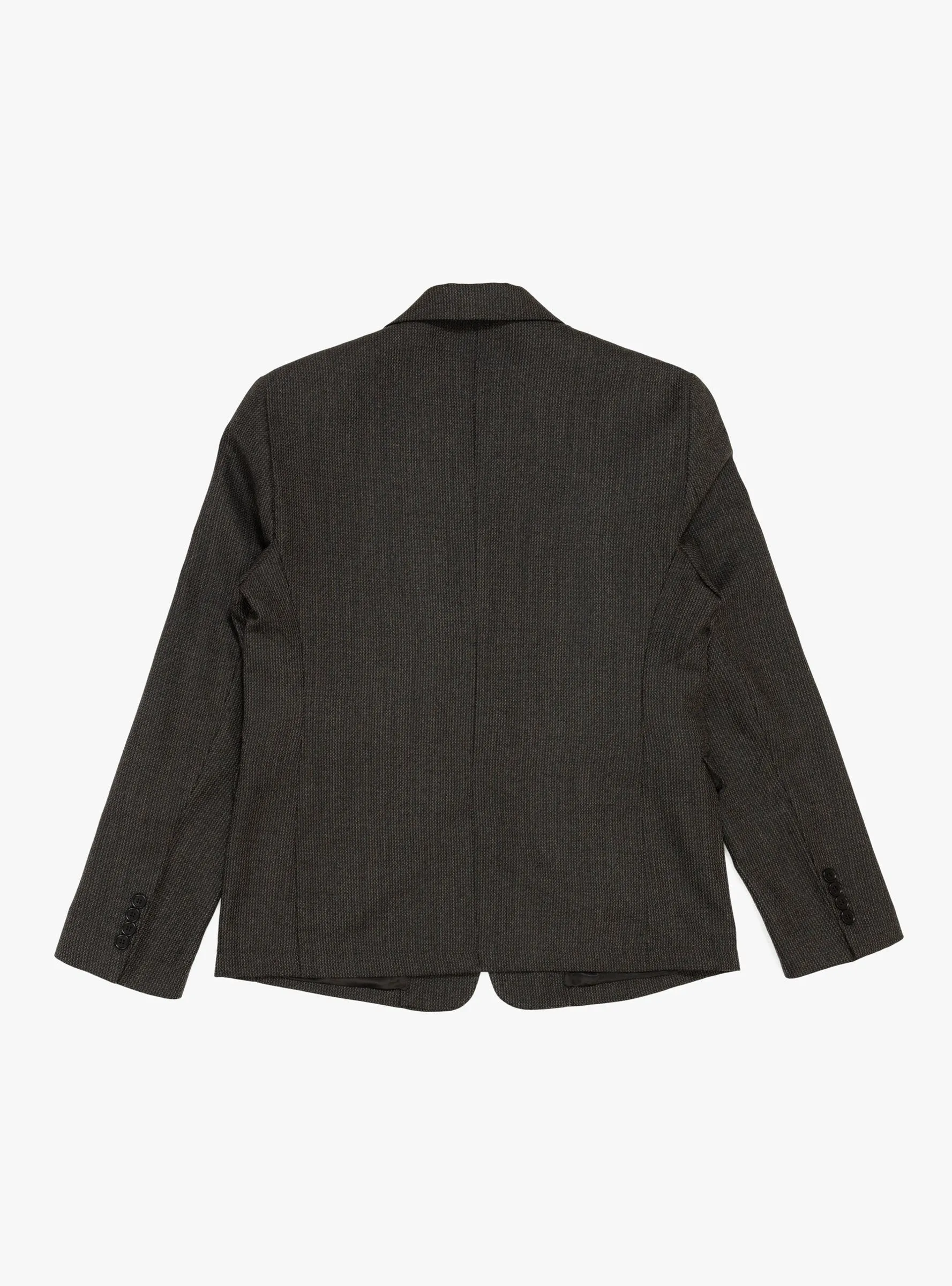 Single Breasted Blazer Dark Grey Twist