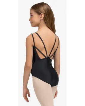 So Danca Be You Leonina Scoop Neck Strappy Back Double Camisole Leotard - L2653 Girls