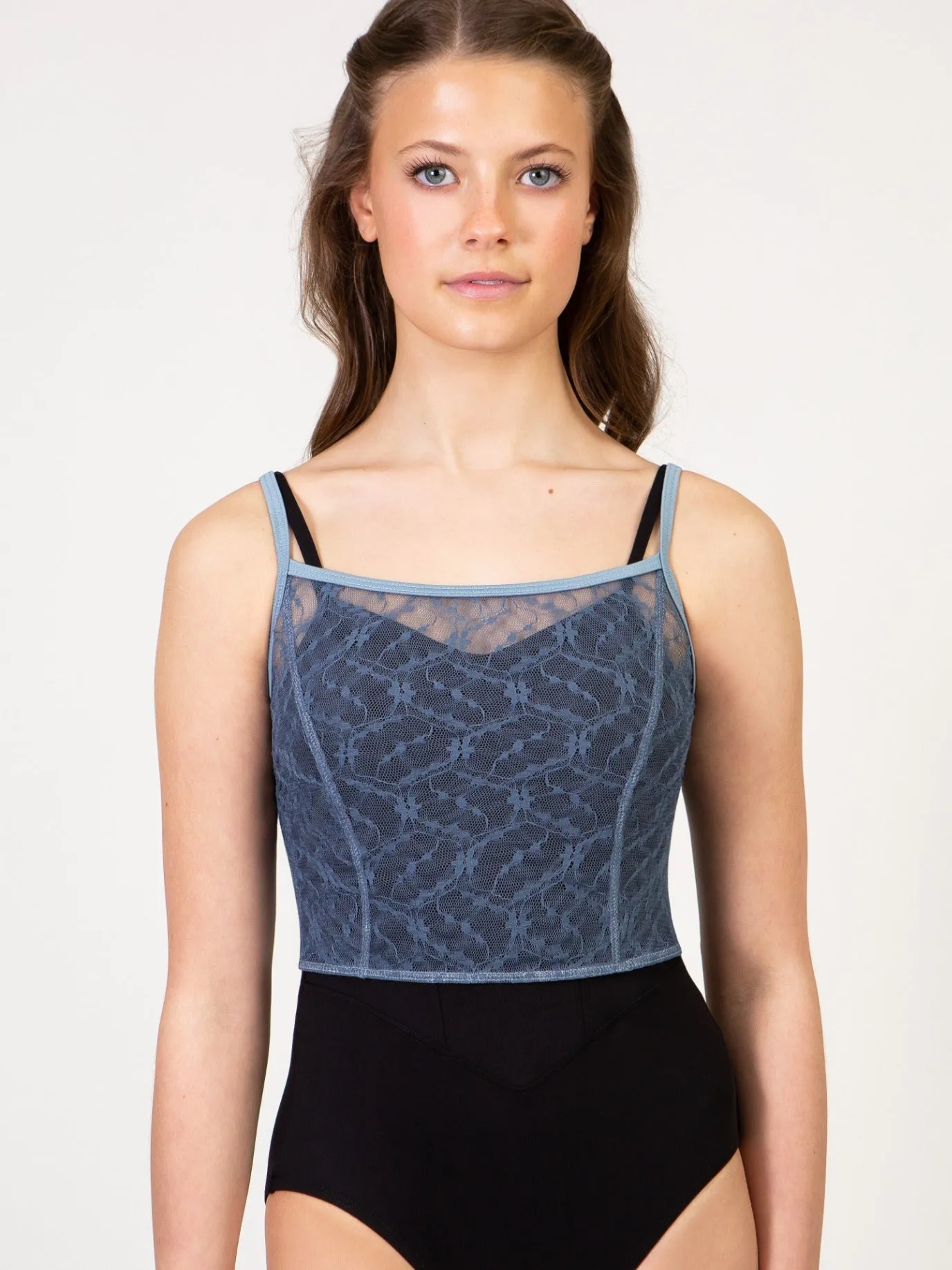 Suffolk "Chateau" Lace Camisole Crop Top