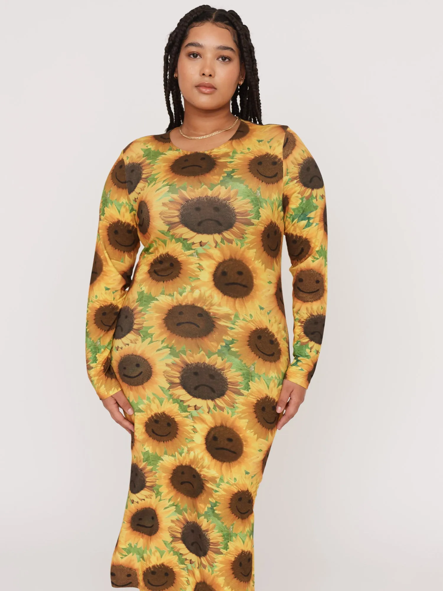 Sunflower Fitted Dress