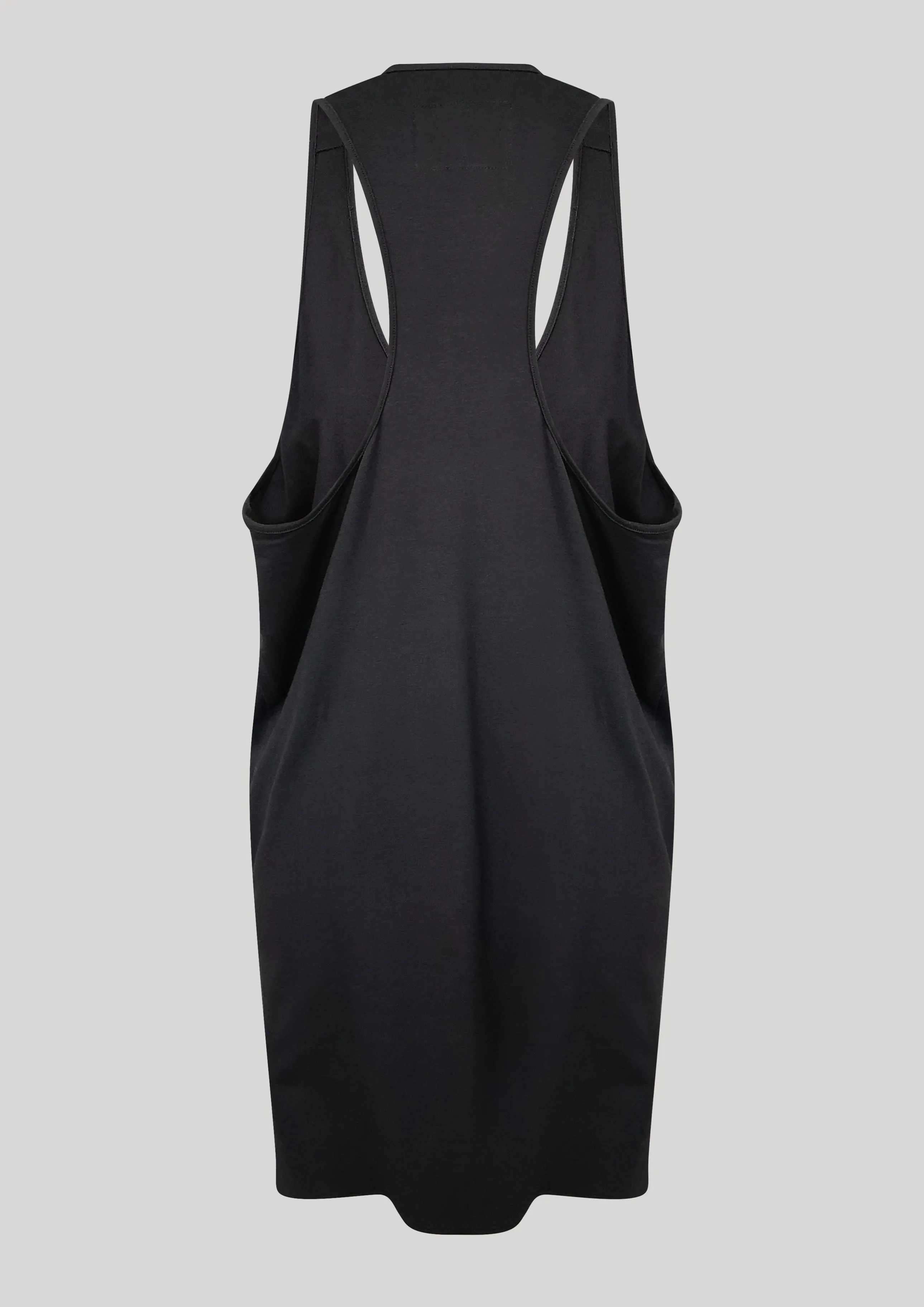 TANK TOP/DRESS - COTTON JERSEY black