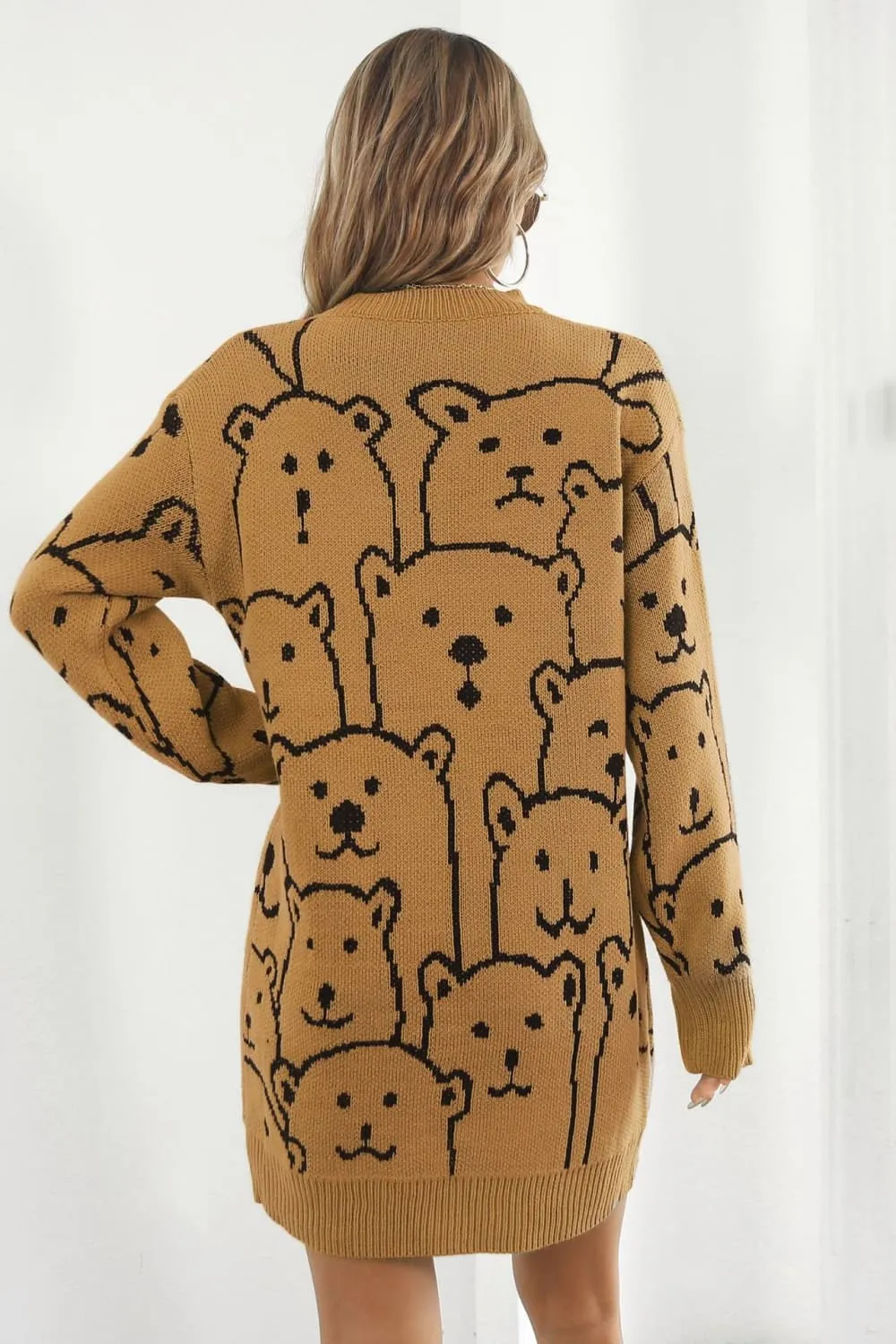 Teddy Bear Sweater Dress