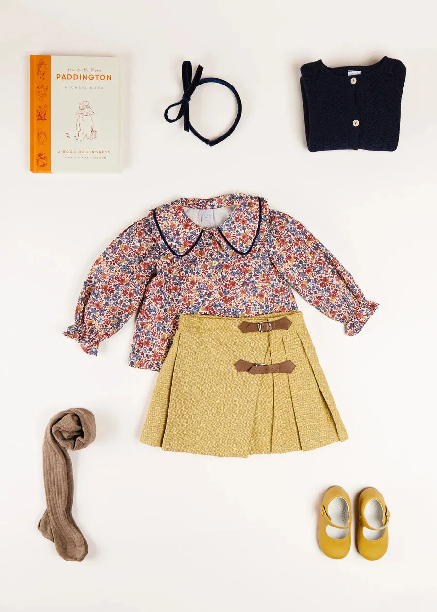 The Beatrice Floral Blouse and Skirt Baby Girl Look