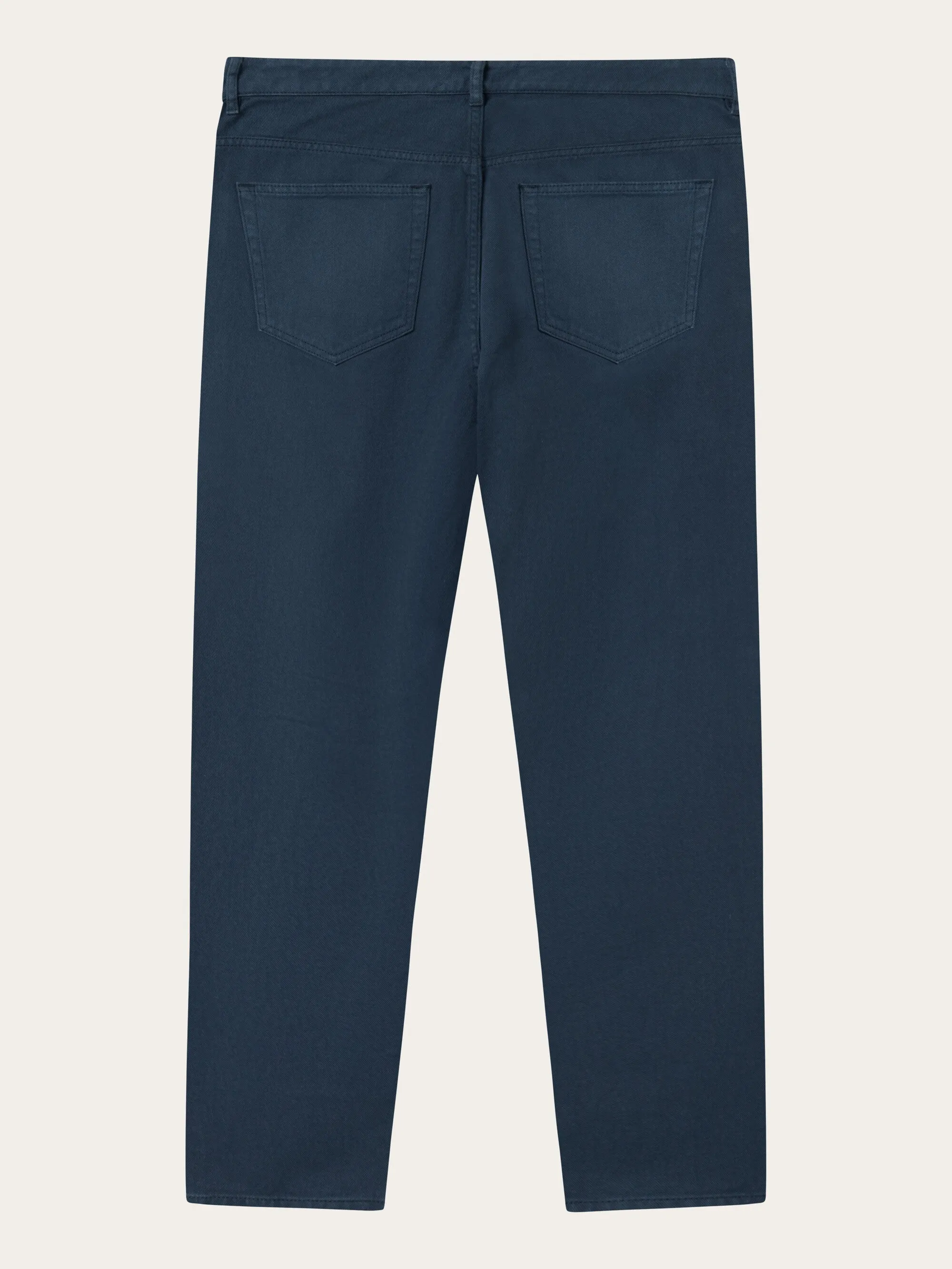 TIM tapered fit twill 5-pocket pants - Total Eclipse