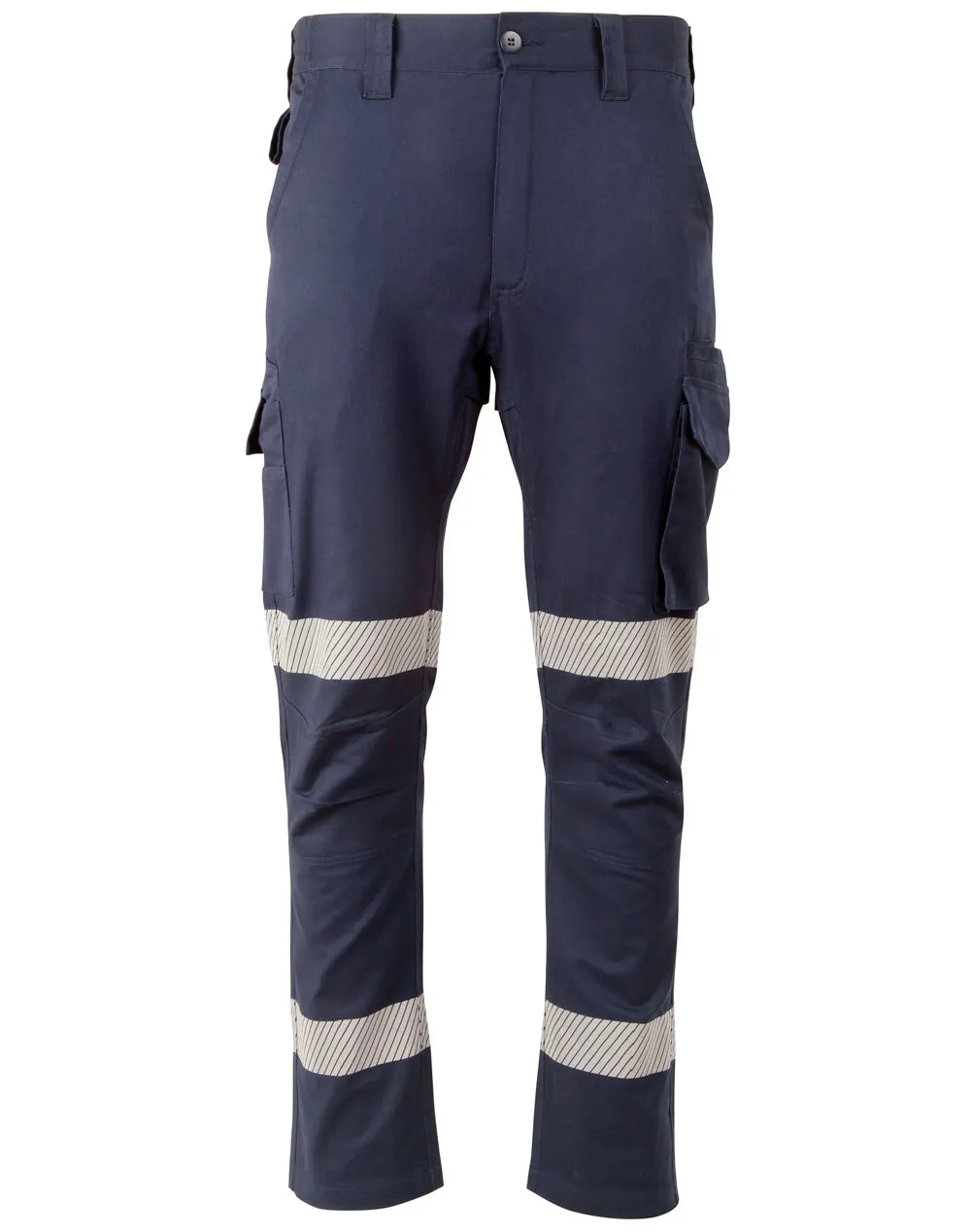 Unisex Cotton Stretch Ripstop Segmented Work Pants - WP26HV