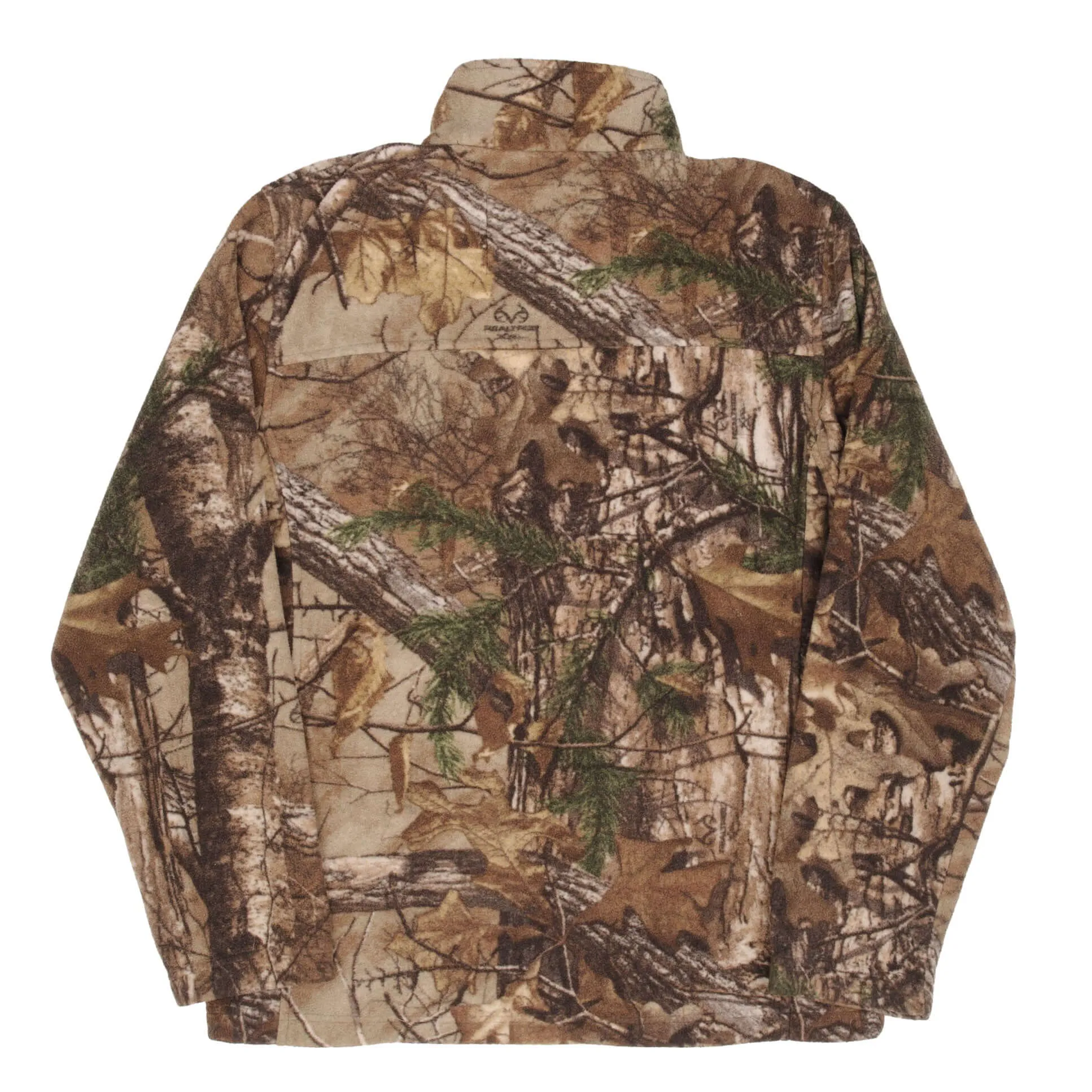 VINTAGE REALTREE XTRA CAMO HUNTING FLEECE JACKET SIZE MEDIUM