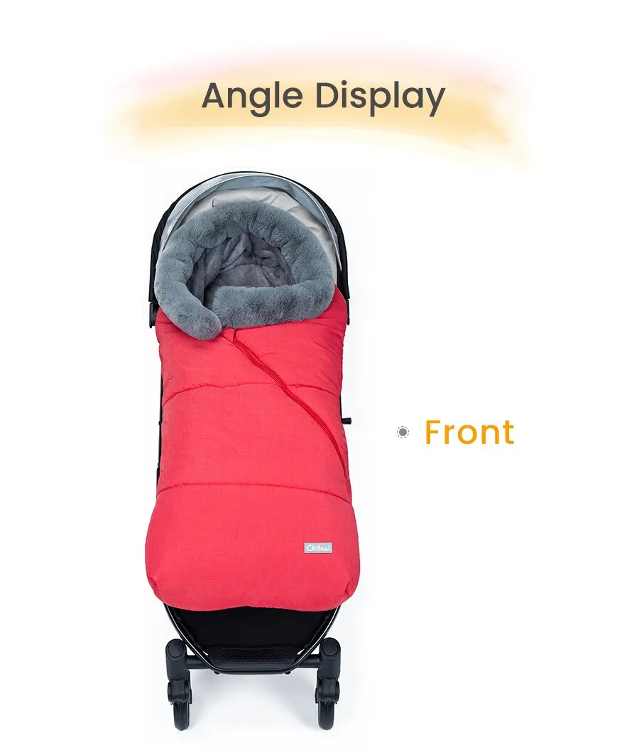 Winter Sleeping Bags Envelope Newborn Baby Stroller Sleepsack Hooded