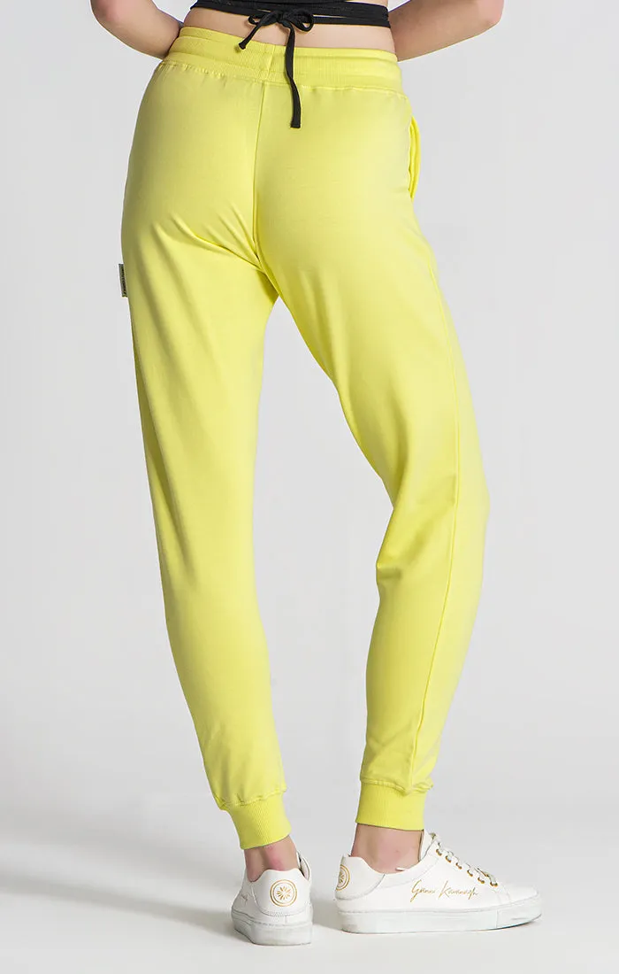 Yellow Chromatica Joggers