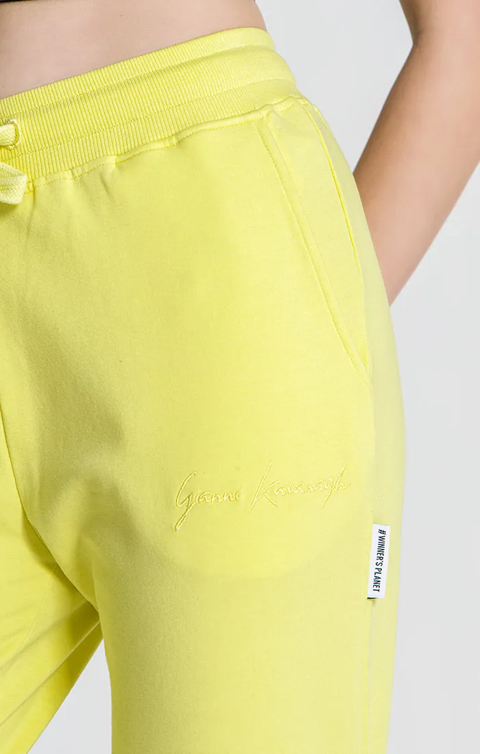 Yellow Chromatica Joggers